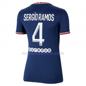 Maillot de Foot Paris Saint-Germain Sergio Ramos 4 Domicile 2021-22 - Femme